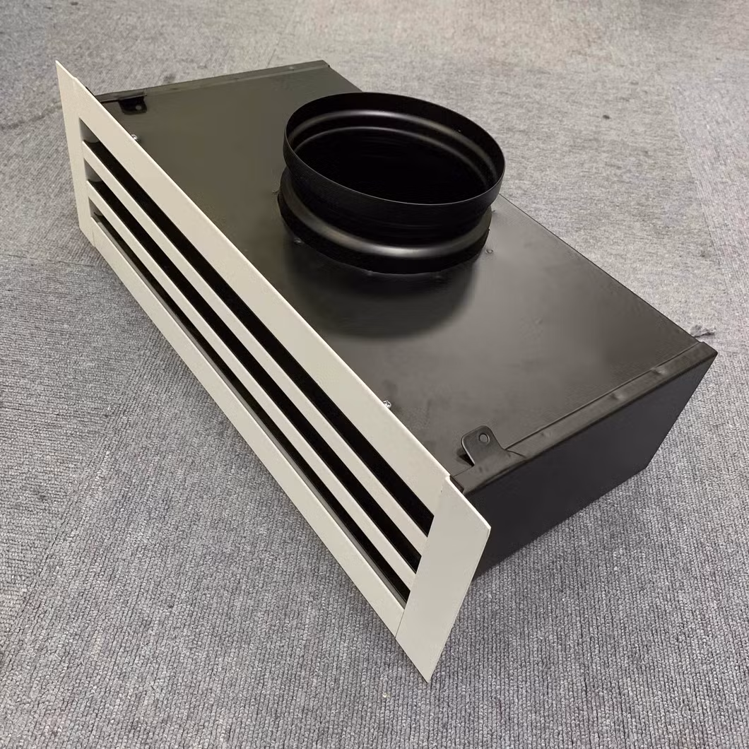 Aluminum Ceiling Air Diffuser Linear Slot Diffuser with Adaptor Dia. 200