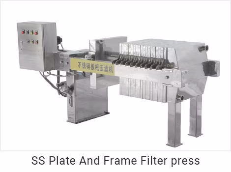 Yuwei Stainless Steel Belt Filter Press with Drum Roller and Slurry Mixer