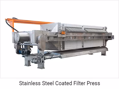 Yuwei Stainless Steel Belt Filter Press with Drum Roller and Slurry Mixer
