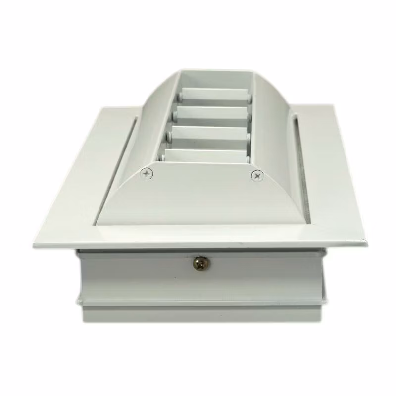 HVAC Aluminum Drum Shape Air Diffusers Wall Mounted Louver Adjustable Direction Blade Powder Coated