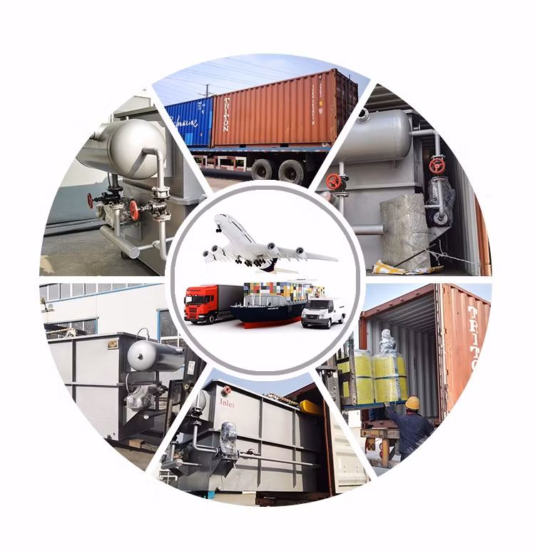 Big Disposal Daf Oil Water Separator Dissolved Air Flotation Units