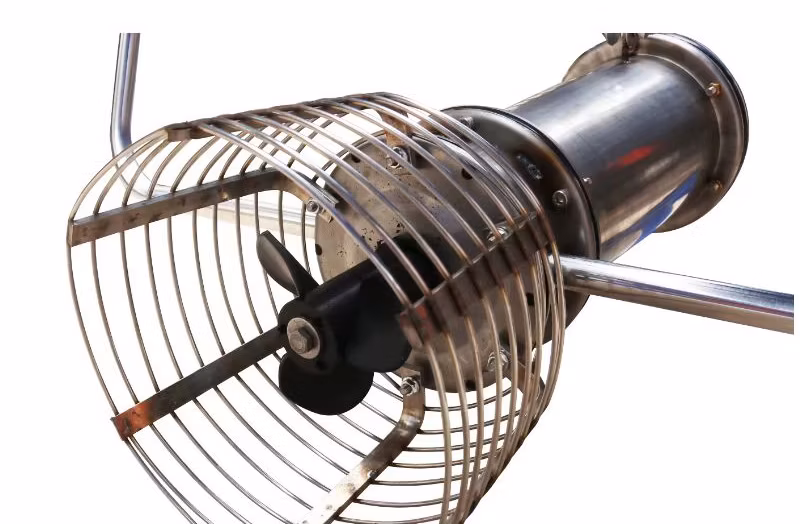 Super Submersible Air Aerator Blower for Fish Pond Push Flow Submersible Jet Aerator Water Treatment