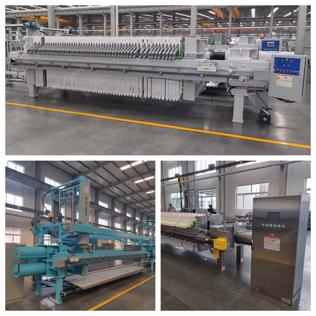 Metal Slurry Plate and Frame Filter Press with Washing System