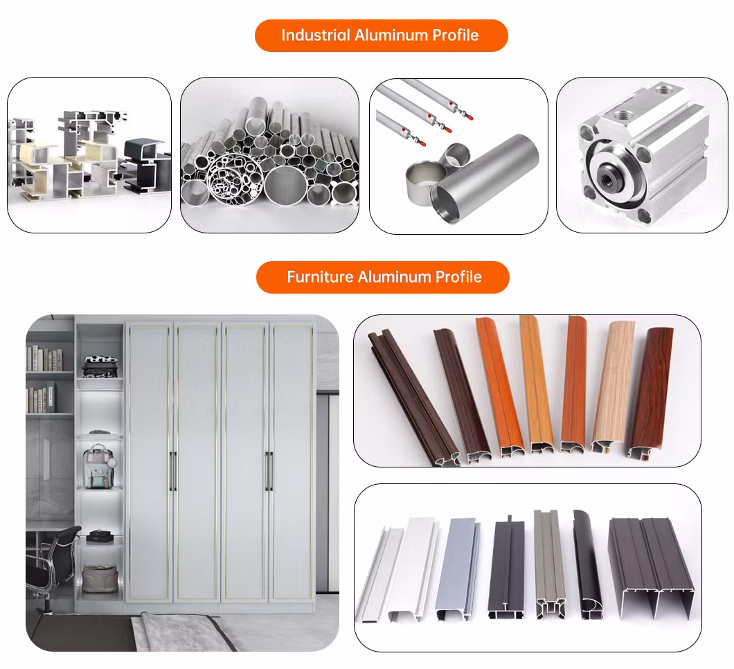 Manufacturers Selling Aluminum Profile Extrusion Pneumatic Air Cylinder Tube