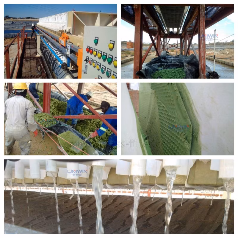 Uniwin Filter Press Filter Press for Waste Water Treatment in Food Industry/ Plate and Frame Filter Press Chamber Filter Press Diaphragm Filter Press Automat