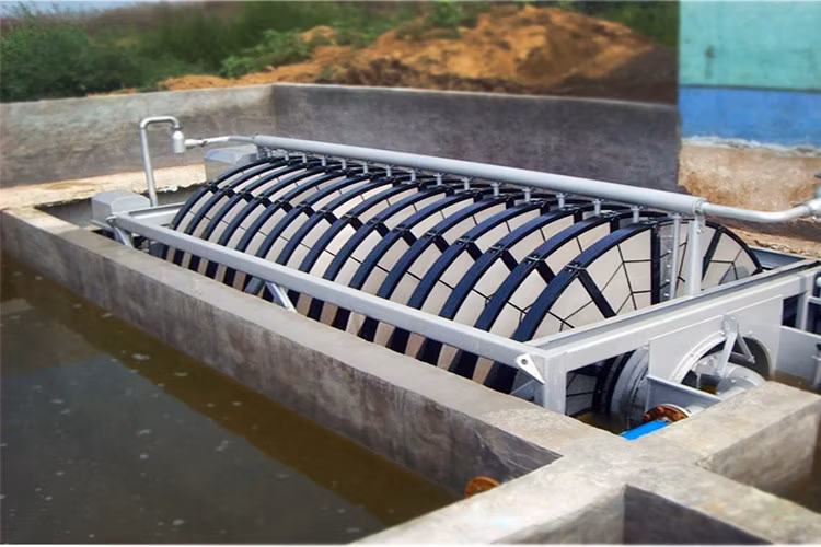 China Famous Automatic Qkzp Micro Mesh Filter Device Rotary Disc Filter Screen for Sewage Wastewater Treatment Filtration