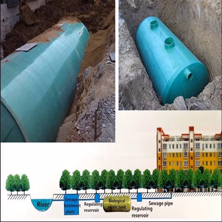 Durable FRP Septic Tank for Efficient Waste Treatment