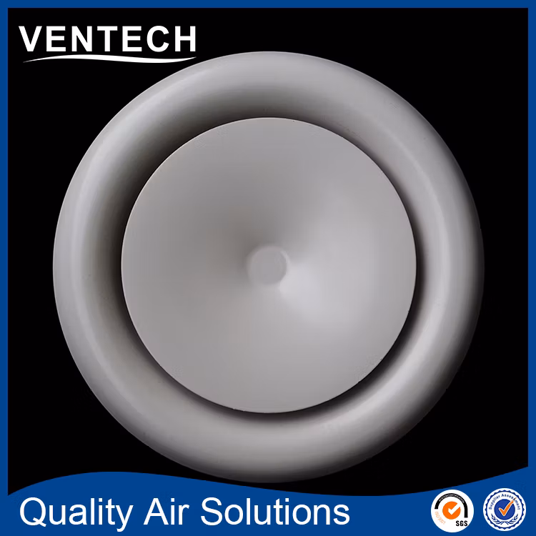 Air Conditioner Round Ceiling Air Vent Exhaust Air Metal Disc Valve Diffusers