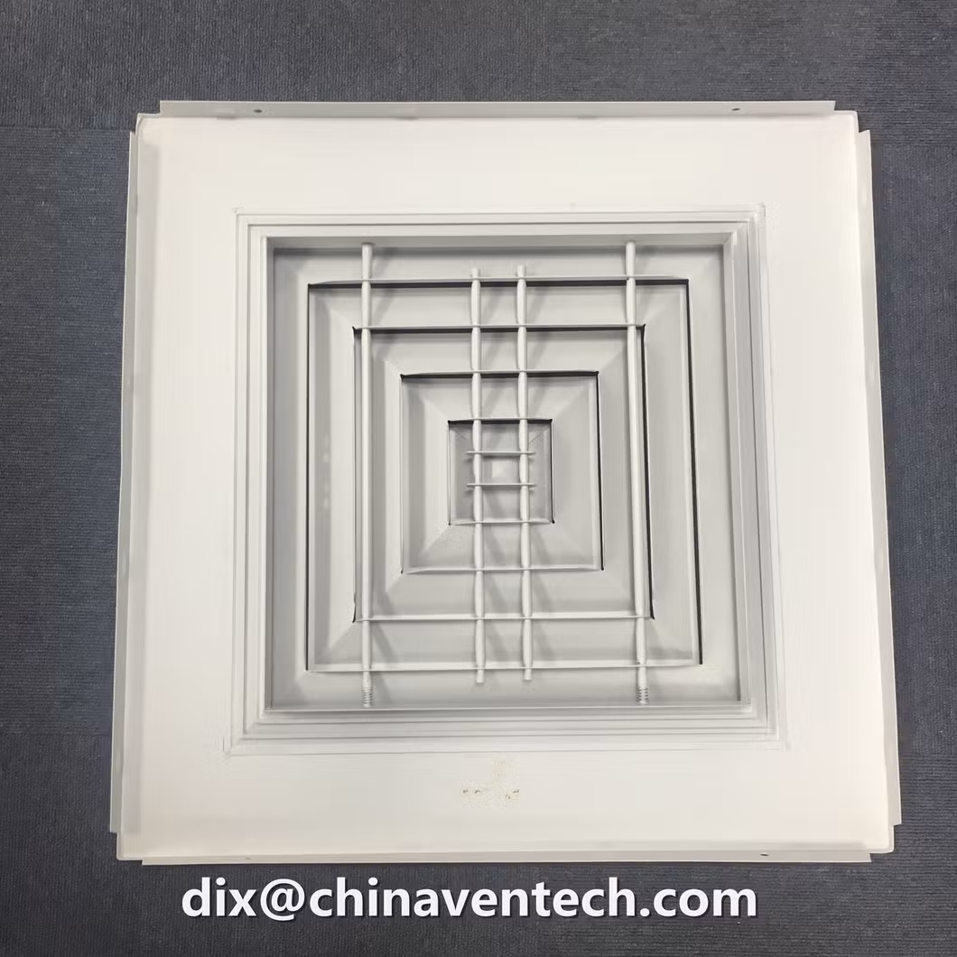 HVAC Air Vent Ceiling Replacement Aluminum Square Exhaust Air Ceiling Diffuser