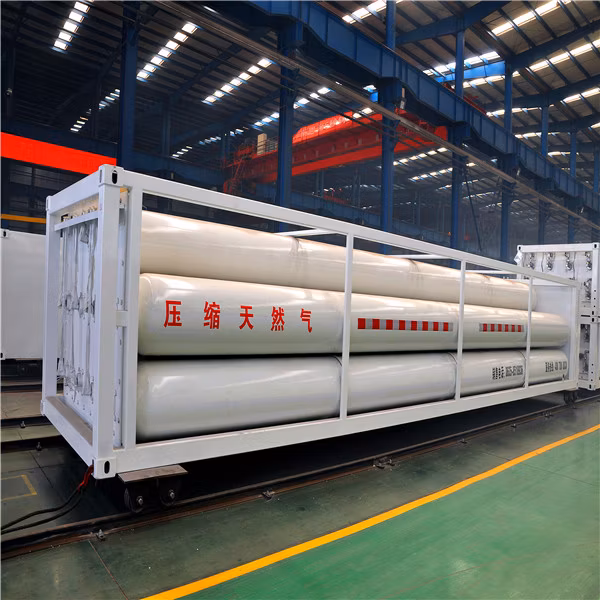 Large Capacity Seamless Steel Gas Cylinder N2 He Air Hydrogen CNG Cylinder Tube Bundle Container Tank