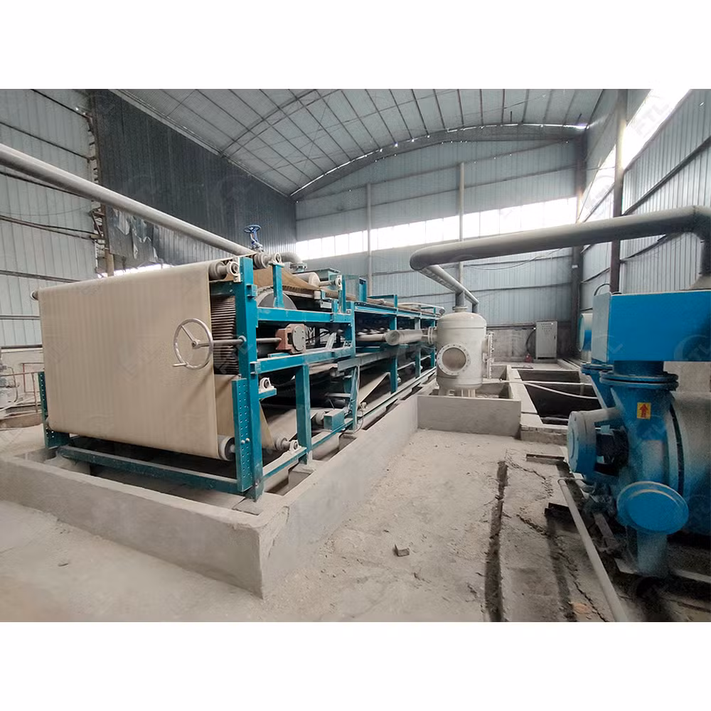 Gold CIP Cil Vacuum Belt Filter for Gold Mineral Solid Liquid Separating Plant