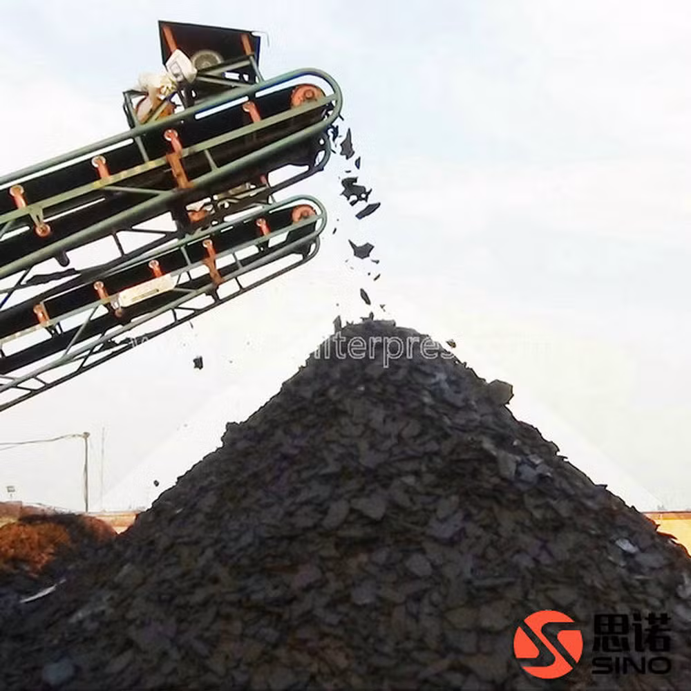 Belt Conveyor of Filter Press Used for Filter Cake Transport