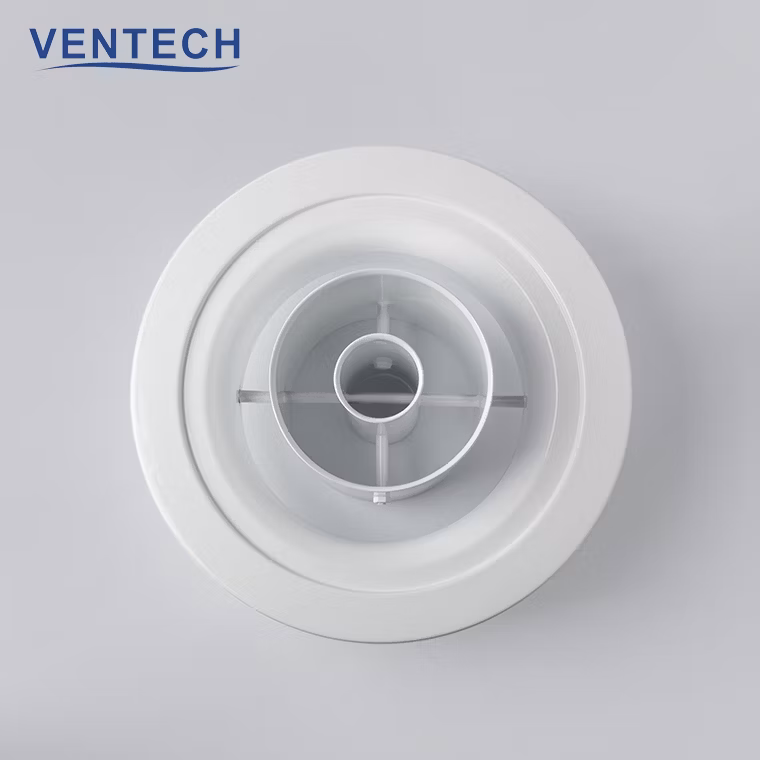Return Air Aluminum Jet Nozzle Round Ring Jet Diffuser