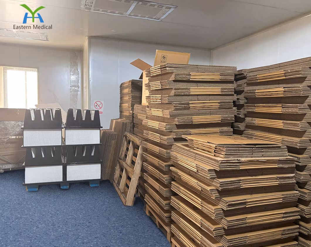 V-Shaped Sub High Efficiency Air Filter Commonly Used in Aquaculture Farms