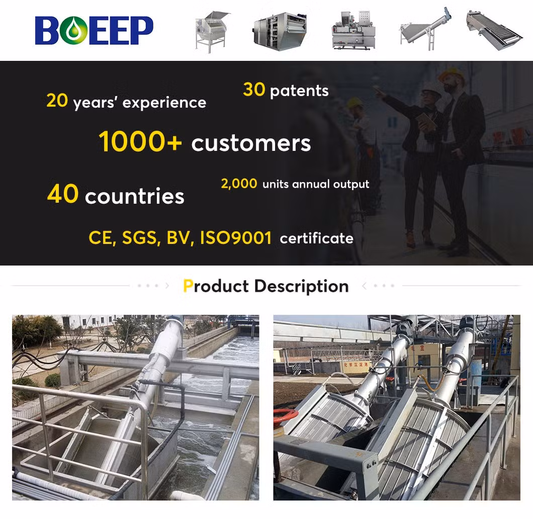 Effluent Treatment Plant Mbr Wastewater Treatment Drum Screening Machine