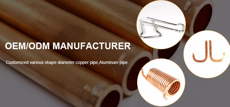 Tube Copper Heat Pipe and Copper Technology Customized Wall Power Time Photography Lead Plate Air CPU Welding PCS Color Material