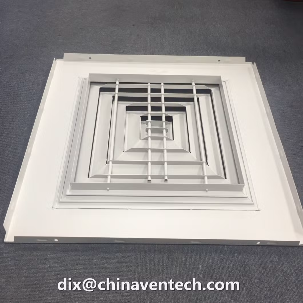 HVAC Air Vent Ceiling Replacement Aluminum Square Exhaust Air Ceiling Diffuser