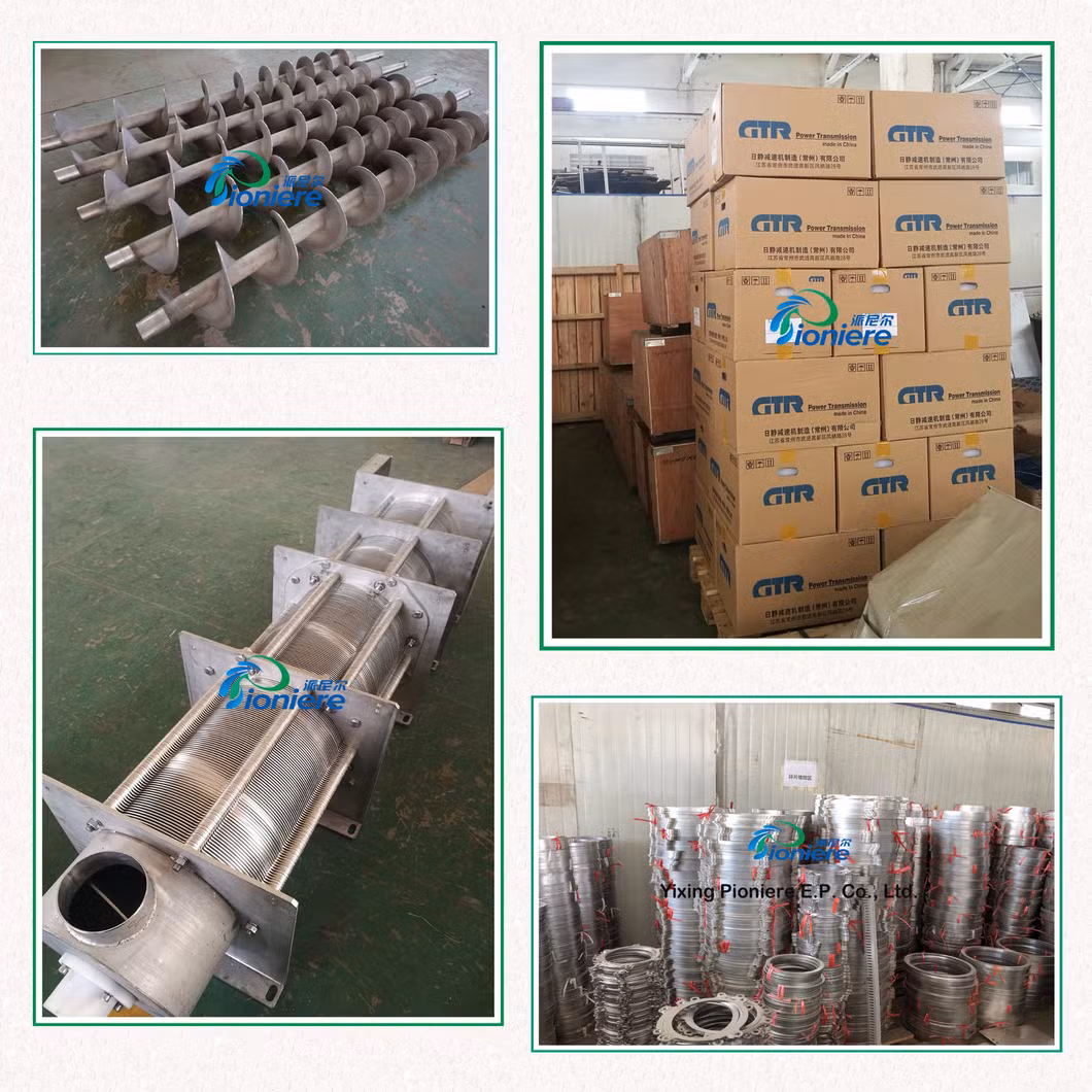 High Performance Good Quality Multi-Disc Screw Press Electric Screw Press for Wastewater