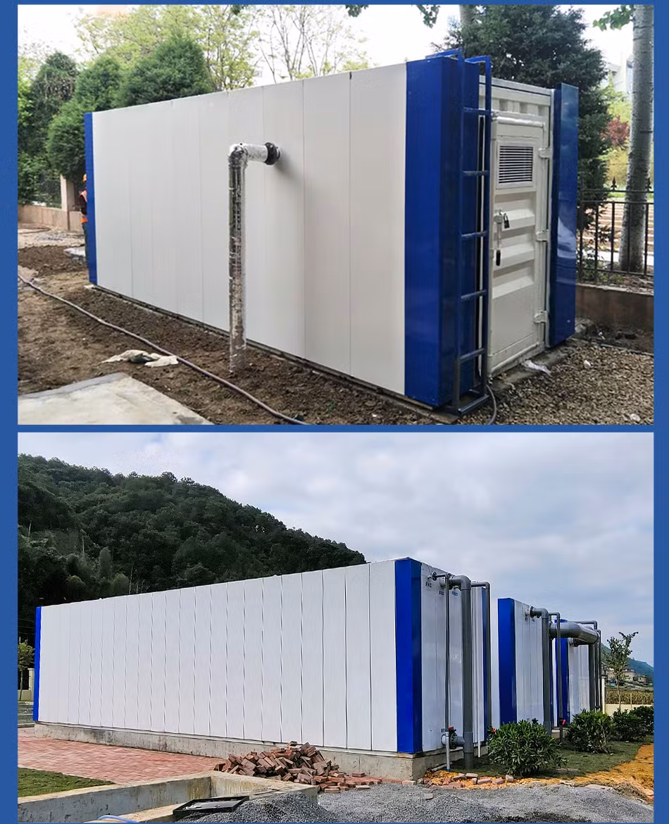 Industrial Equipment Containerized Mbr Mbbr Domestic Sewage Treatment Equipment