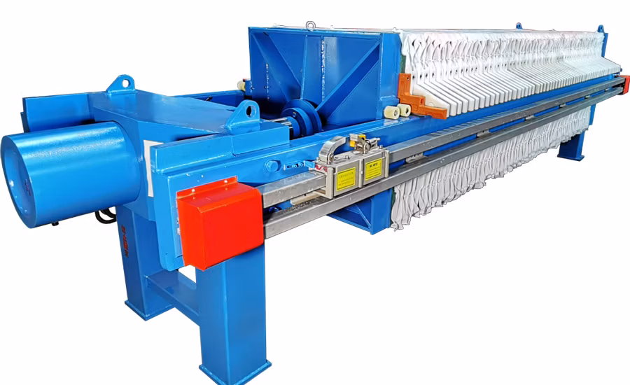 2025 Bcmc Hualong Machinery Automatic PTFE Hydraulic Belt Plate Frame Stainless Press Filter