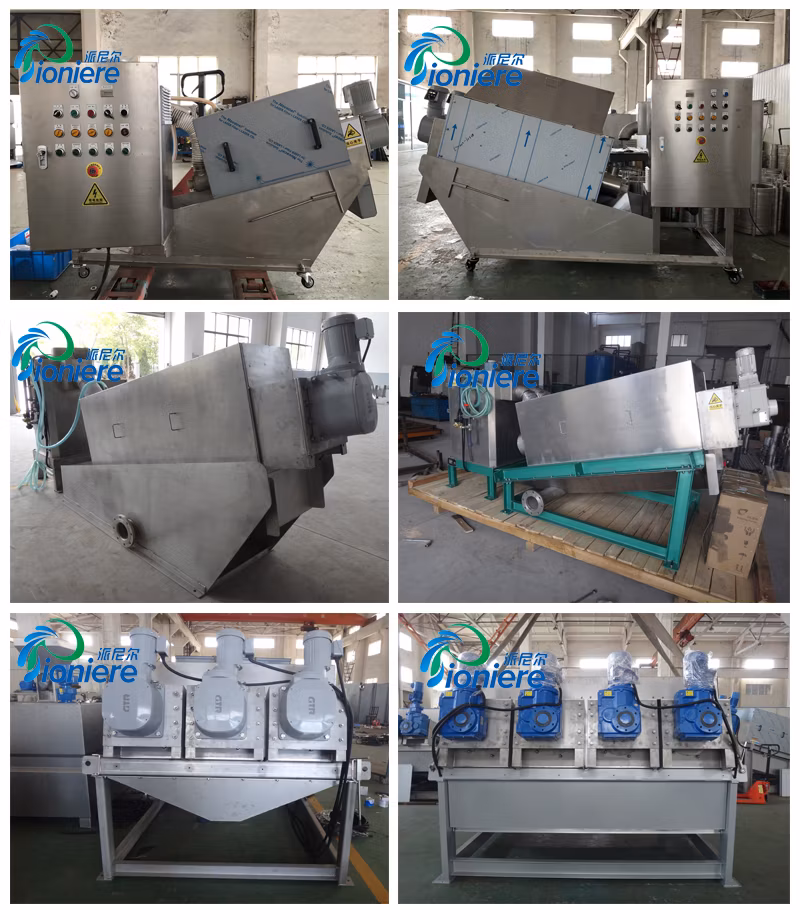 High Performance Good Quality Multi-Disc Screw Press Electric Screw Press for Wastewater