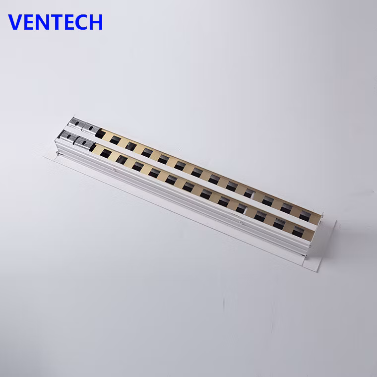 Supply Linear Slot Diffuser Aluminum Air Ceiling Diffuser with Plenum Box