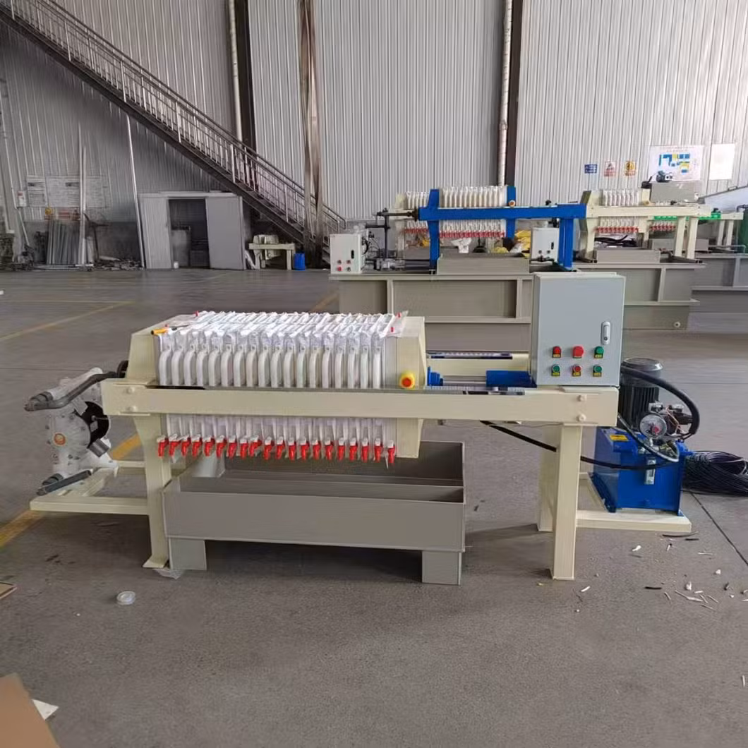 Industrial Waste Water Treatment Raise Automatic Pulling Board Plate Frame Filter Press