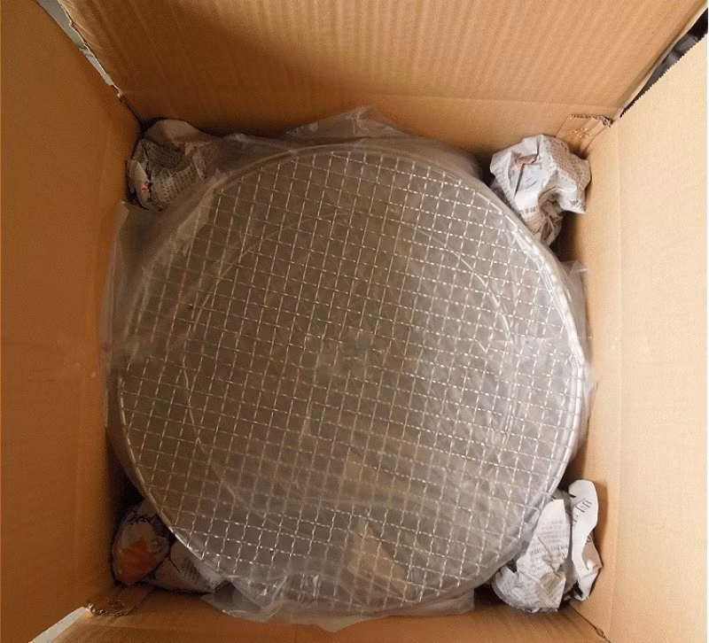 Stainless Steel Barbecue Round BBQ Grill Net/Mesh/Rack/Grate/Steam Mesh Outdoor Charcoal BBQ Grill