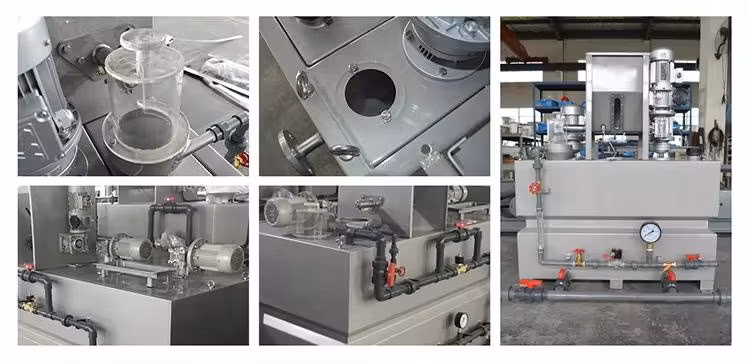 Hot Polymer Preparation Machine Polymer Dosing Equipment Automatic Chemical Dosing System