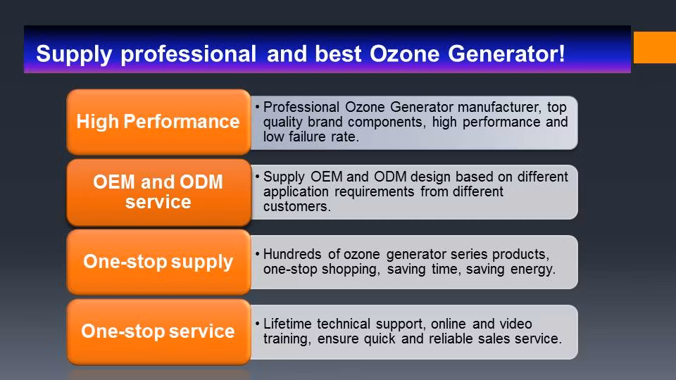High Concentration Ozone Machine for Aquaculture, Water Purification, Semiconductor Industry, and Hospital Purification