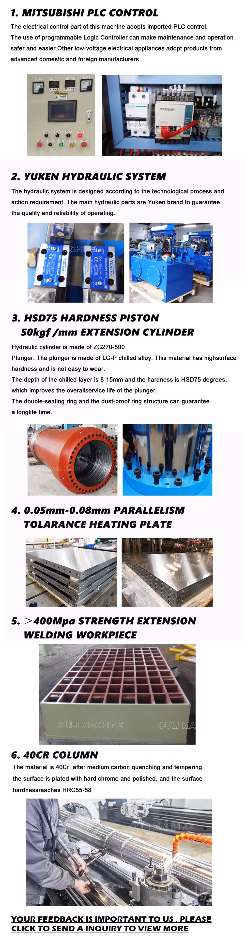 Factory Price Hot Press Machine, Rubber Conveyor Belt Vulcanizing Machinery