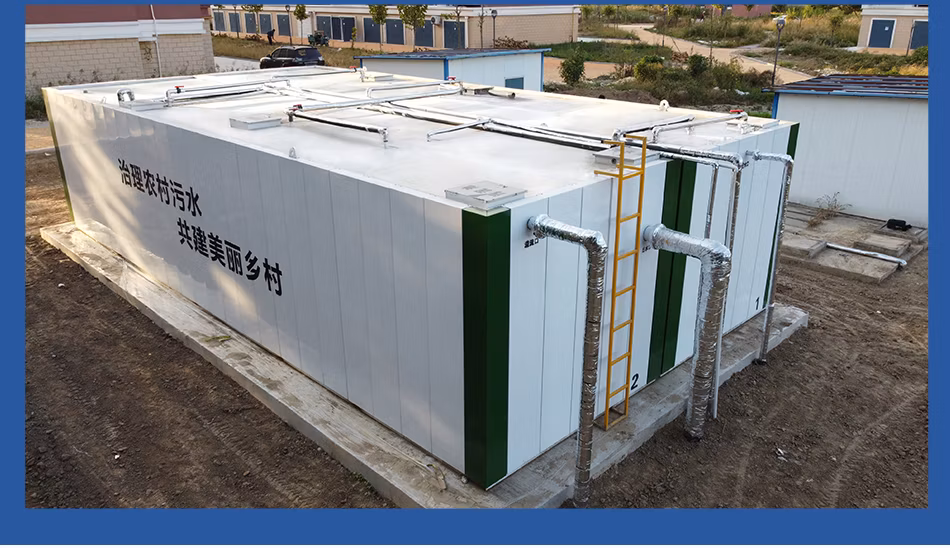 Industrial Equipment Containerized Mbr Mbbr Domestic Sewage Treatment Equipment