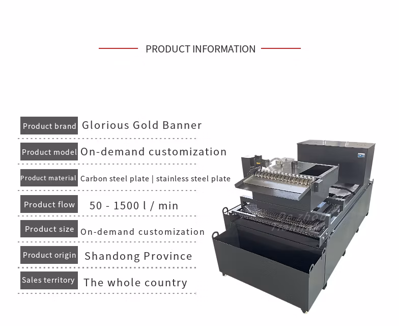 Coolant Filtration Equipment Customizable Flat Mesh Paper Belt Filter