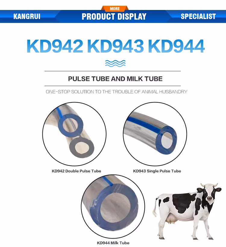 Animal Husbandry Equipment Milking and Dairy Clear Air Milk Tube for Milker