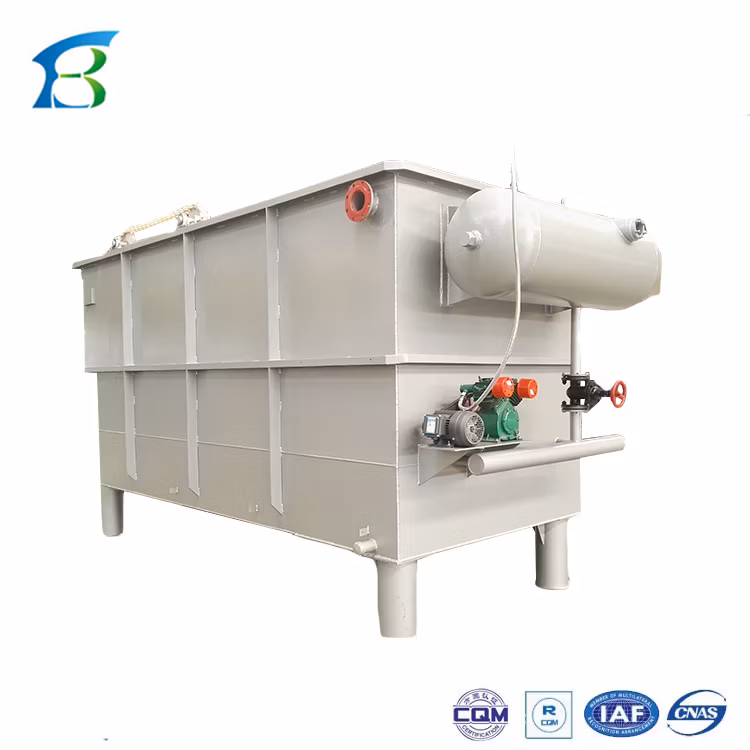Industrial Daf Dissolved Air Flotation for Removing Oil Grease in Sewage Treatment Plant