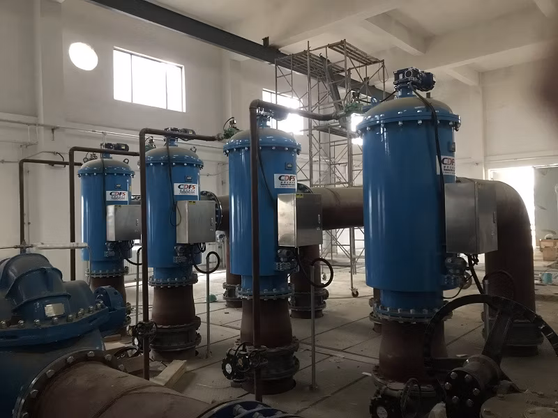 PLC/Timer Control System Self Cleaning Filter Automatic Backwash