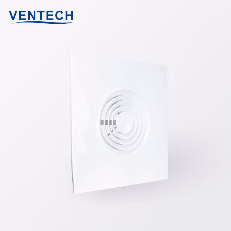 Air Volume Aluminum Round Ceiling Diffuser with Plastic Damper