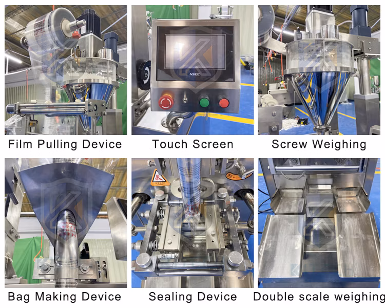 Wholesale Automatic Auger Dosing Filling Sachet Sesame Powder Packing Machine