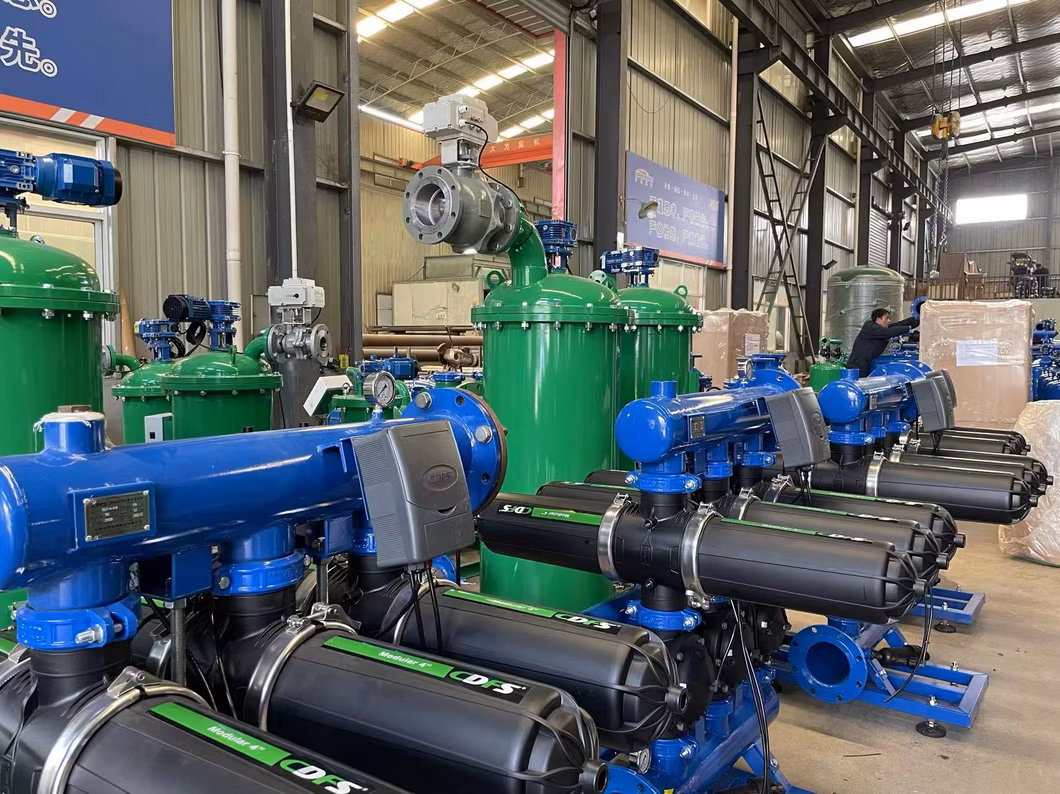 PLC/Timer Control System Self Cleaning Filter Automatic Backwash