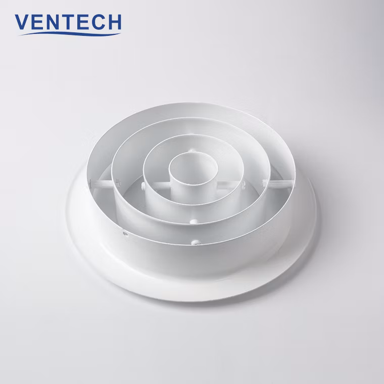 Return Air Aluminum Jet Nozzle Round Ring Jet Diffuser