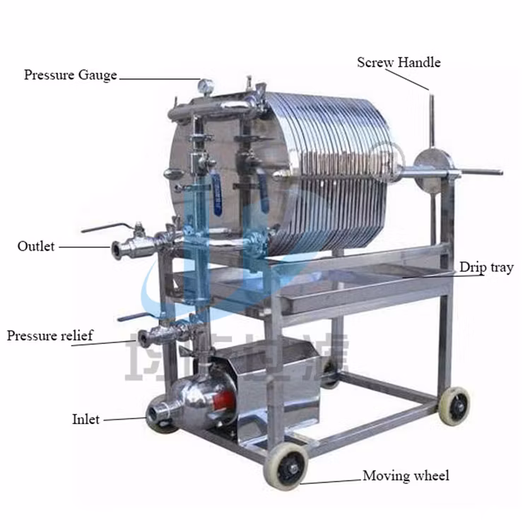 Factory Cost Mini Plant Edible Palm Kernel Sesame Groundnut Sunflower Seed Frame and Plate Oil Filter Press for Sale
