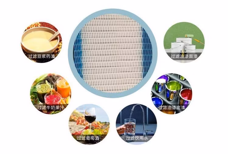 Industry Waste Water Treatment Sludge Dewatering Press Filter Belt