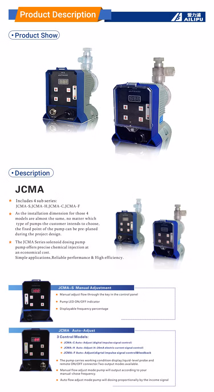 Chemical Dosing Pump Automatic Pump Spot Supply Leading High-Sensitivity Pharmaceutical Industry Diaphragm Metering Pumps with Factory Price