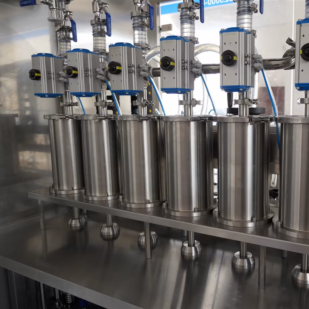 Bjjx Pack Full Automatic Explosion Proof Piston Dosing 1 Gallon Bottle Liquid/Gel/Detergent Filling Machine 8 Heads Filler Line