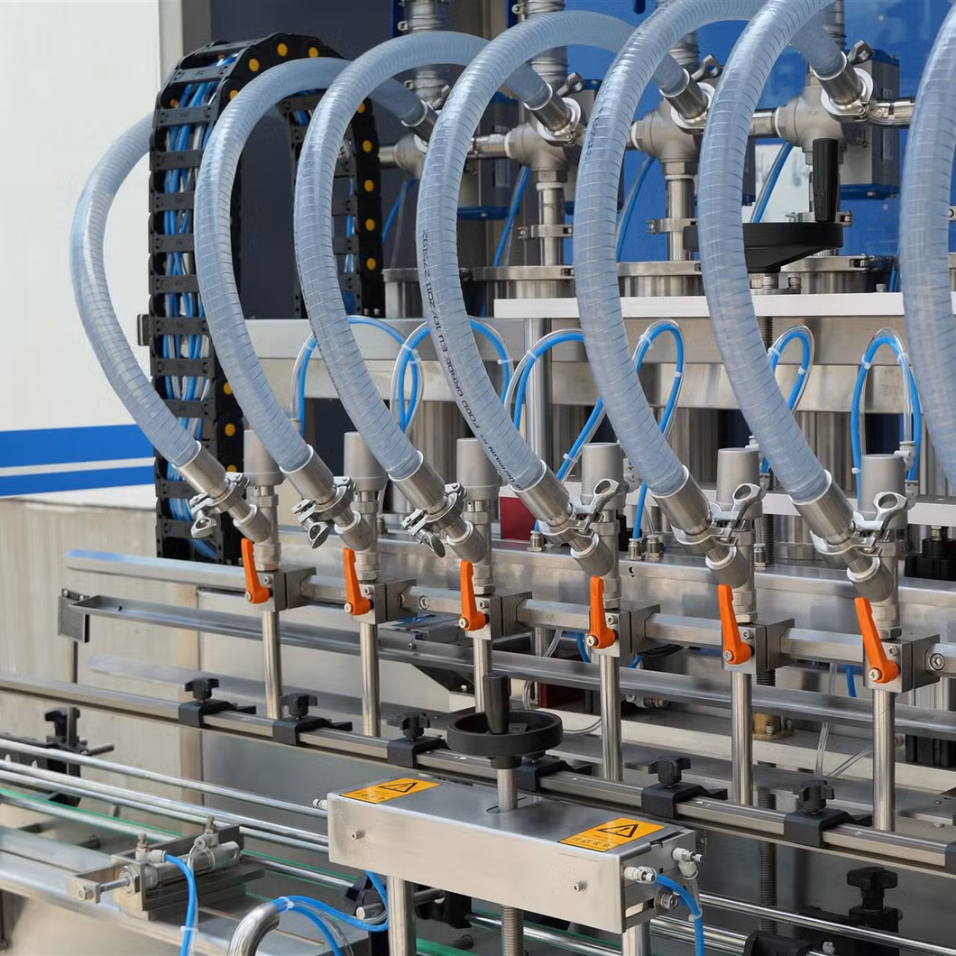 Bjjx Pack Full Automatic Explosion Proof Piston Dosing 1 Gallon Bottle Liquid/Gel/Detergent Filling Machine 8 Heads Filler Line
