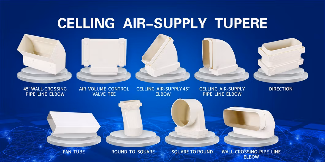 4 Way Square Ceiling Air Supply Diffuser for HVAC System
