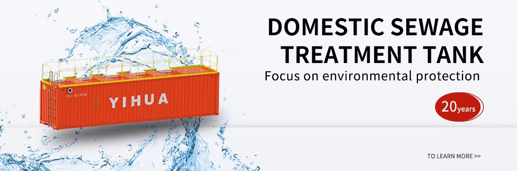 Mbbr Integrated Compact Industrial Sewage Treatment Plant Containerized Waste Water Treatment Plant