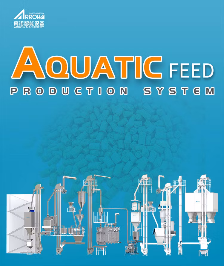 Aquaculture Automatic Fish Feeding Equipment 5 Tons Per Hour Floating Fish Feed Machine