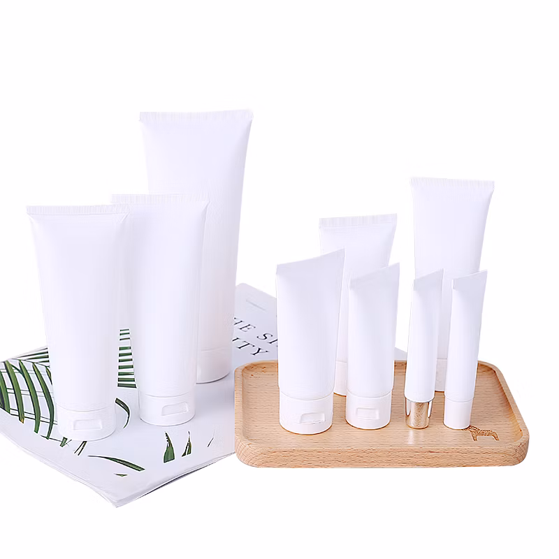 Empty 10 20 30 50 60 80ml Cream Foundation Tube Plastic No Air Pump Cosmetic Tube
