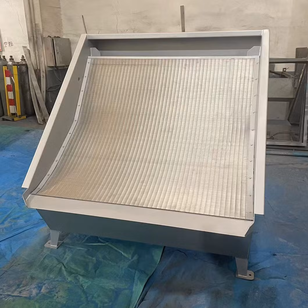 304 316 Wedge Wire Sieve Bend Screen Static Hydraulic Bow Run Down Screens Fine Particle Sieve Wastewater Treatment